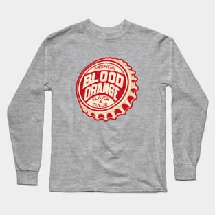 Vintage Generic Blood Orange Soda Bottlecap Long Sleeve T-Shirt
